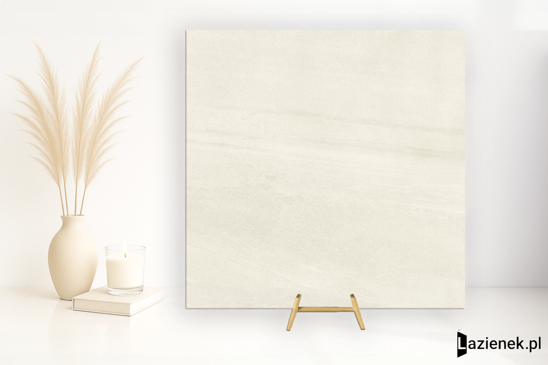 Graniti Fiandre Megalith Maximum Megawhite naturalna 100x100 cm gr. 6 mm - płytka rektyfikowana / MAS761010